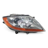 2003-2005 BMW Z4 E85 E85 Right/Passenger Halogen Headlight Chrome Amber, 63-12-7-165-666, F038, OEM, 2003, 2004, 2005