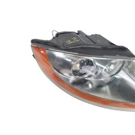 2003-2005 BMW Z4 E85 E85 Right/Passenger Halogen Headlight Chrome Amber, 63-12-7-165-666, F038, OEM, 2003, 2004, 2005