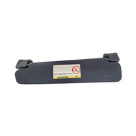 2003-2008 BMW Z4 E85 Sun Visor Sunvisor Left/Right Set Black, 51-16-7-153-229, 51-16-7-153-230, F038, OEM, 2003, 2004, 2005, 2006, 2007, 2008