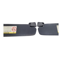 2003-2008 BMW Z4 E85 Sun Visor Sunvisor Left/Right Set Black, 51-16-7-153-229, 51-16-7-153-230, F038, OEM, 2003, 2004, 2005, 2006, 2007, 2008