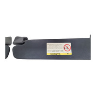 2003-2008 BMW Z4 E85 Sun Visor Sunvisor Left/Right Set Black, 51-16-7-153-229, 51-16-7-153-230, F038, OEM, 2003, 2004, 2005, 2006, 2007, 2008