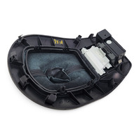 2003-2005 BMW Z4 E85 Center Console Shifter Trim Bezel Boot Cover Black A/T, 51-16-7-075-358, F038, OEM, 2003, 2004, 2005
