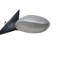 2003-2008 BMW Z4 E85 Left/Driver Side View Mirror Silver, 51-16-7-918-385, F038, OEM, 2003, 2004, 2005, 2006, 2007, 2008