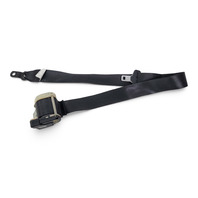 2003-2008 BMW Z4 E85 Seatbelt Front Left/Driver Seat Belt Black, 72-11-9-117-217, F038, OEM, 2003, 2004, 2005, 2006, 2007, 2008