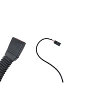 2003-2008 BMW Z4 E85 Seat Belt Buckle Front Right Black, 72-11-9-119-540, F038, OEM, 2003, 2004, 2005, 2006, 2007, 2008