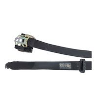2003-2008 BMW Z4 E85 Seatbelt Front Right/Passenger Seat Belt Black, 72-11-7-057-110, F038, OEM, 2003, 2004, 2005, 2006, 2007, 2008