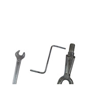 2003-2008 BMW Z4 E85 Roadster Emergency Tool Kit Tow Hook Wrench Roof Crank 72-15-8-266-616, F038, OEM, 2003, 2004, 2005, 2006, 2007, 2008