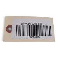 2003-2008 BMW Z4 Air Knee Bag Left/Driver Module Black, 72-12-7-054-182, F038, OEM, 2003, 2004, 2005, 2006, 2007, 2008