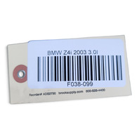 2003-2005 BMW Z4 Oxygen Emission O2 Sensor Set(4), 11-78-1-742-050, 11-78-1-433-940, F038, OEM, 2003, 2004, 2005