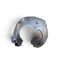 2003-2008 BMW Z4 Fender Cover Liner, Front Left/Driver, 51-71-7-012-727, F038, OEM, 2003, 2004, 2005, 2006, 2007, 2008