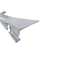 2003-2008 BMW Z4 Right Rocker Panel Molding Side Skirt Silver, 51-71-7-068-854, F038, OEM, 2003, 2004, 2005, 2006, 2007, 2008