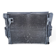 2003-2005 BMW Z4 Engine Cooling Radiator Assembly w/ Condenser, 17-11-9-071-518, F038, OEM, 2003, 2004, 2005
