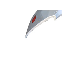 2003-2005 BMW Z4 E85 Rear Bumper Face Cover Upper/Lower Silver, 51-12-7-055-468, F038, OEM, 2003, 2004, 2005