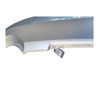 2003-2005 BMW Z4 E85 Rear Bumper Face Cover Upper/Lower Silver, 51-12-7-055-468, F038, OEM, 2003, 2004, 2005