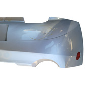 2003-2005 BMW Z4 E85 Rear Bumper Face Cover Upper/Lower Silver, 51-12-7-055-468, F038, OEM, 2003, 2004, 2005