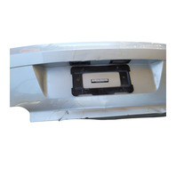 2003-2005 BMW Z4 E85 Rear Bumper Face Cover Upper/Lower Silver, 51-12-7-055-468, F038, OEM, 2003, 2004, 2005