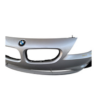 2003-2005 BMW Z4 Front Bumper Face Cover Upper/Lower Silver, 51-11-7-188-347, F038, OEM, 2003, 2004, 2005