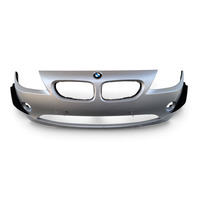 2003-2005 BMW Z4 Front Bumper Face Cover Upper/Lower Silver, 51-11-7-188-347, F038, OEM, 2003, 2004, 2005