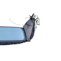 2003-2008 BMW Z4 E85 Soft Top Roof w/Window Black, 54-34-7-114-086, F038, OEM, 2003, 2004, 2005, 2006, 2007, 2008