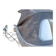 2003-2008 BMW Z4 E85 Soft Top Roof w/Window Black, 54-34-7-114-086, F038, OEM, 2003, 2004, 2005, 2006, 2007, 2008