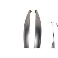 2006-2007 BMW 650i E63 E64 Ruthenium Interior Door Trim Molding Set, 51-41-7-116-049, F039, OEM, 2006, 2007