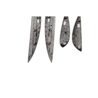2006-2007 BMW 650i E63 E64 Ruthenium Interior Door Trim Molding Set, 51-41-7-116-049, F039, OEM, 2006, 2007
