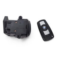 2006-2010 BMW 650i Ignition Start Lock Switch w/ Key Fob, 66-12-6-986-583, F039, OEM, 2006, 2007, 2008, 2009, 2010