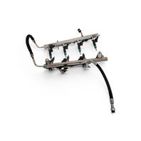 2006-2010 BMW 650i Fuel Injectors & Rail, Injector 4.8, 13-53-7-534-743, F039, OEM, 2006, 2007, 2008, 2009, 2010