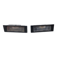 2006-2010 BMW 650i Trunk License Plate Light, Lamp Housing Set(2), 63-26-7-165-735, F039, OEM, 2006, 2007, 2008, 2009, 2010