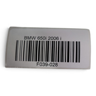 2006-2010 BMW 650i Left/Driver Side View Mirror Alpine White, 51-16-7-189-439, F039, OEM, 2006, 2007, 2008, 2009, 2010