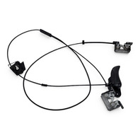 2006-2010 BMW 650i Front Hood Latch Lock Release Cable Handle, 51-23-7-008-755, F039, OEM, 2006, 2007, 2008, 2009, 2010