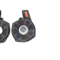 2006-2010 BMW 650i E64 Convertible Left Right Subwoofer Speakers Logic, 65-13-9-143-128, F039, OEM, 2006, 2007, 2008, 2009, 2010