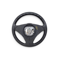 2006-2010 BMW 650i 3-Spoke Leather Steering Wheel Black, 32-34-6-774-458, F039, OEM, 2006, 2007, 2008, 2009, 2010