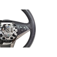 2006-2010 BMW 650i 3-Spoke Leather Steering Wheel Black, 32-34-6-774-458, F039, OEM, 2006, 2007, 2008, 2009, 2010