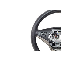 2006-2010 BMW 650i 3-Spoke Leather Steering Wheel Black, 32-34-6-774-458, F039, OEM, 2006, 2007, 2008, 2009, 2010