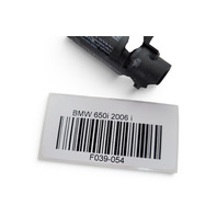 2006-2007 BMW 650i Seat Belt Buckle Front Right Black, 72-11-9-119-552, F039, OEM, 2006, 2007