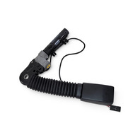 2006-2007 BMW 650i Seat Belt Buckle Front Right Black, 72-11-9-119-552, F039, OEM, 2006, 2007