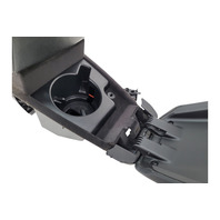 2006-2010 BMW 650i E63 E64 Black Leather Center Console Armrest Lid Set, 51-16-6-960-425, F039, OEM, 2006, 2007, 2008, 2009, 2010