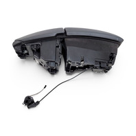 2006-2010 BMW 650i E63 E64 Black Leather Center Console Armrest Lid Set, 51-16-6-960-425, F039, OEM, 2006, 2007, 2008, 2009, 2010