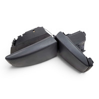 2006-2010 BMW 650i E63 E64 Black Leather Center Console Armrest Lid Set, 51-16-6-960-425, F039, OEM, 2006, 2007, 2008, 2009, 2010