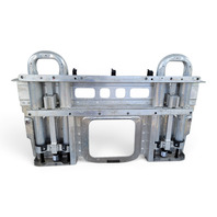 2006-2010 BMW 650i E64 Convertible Rollover Protection Roll Bar Assembly, 54-62-7-181-074, F039, OEM, 2006, 2007, 2008, 2009, 2010