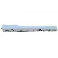 2006-2007 BMW 650i E63 E64 Right Passenger Rocker Panel Side Skirt White, 51-77-7-074-420, F039, OEM, 2006, 2007