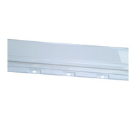 2006-2007 BMW 650i E63 E64 Right Passenger Rocker Panel Side Skirt White, 51-77-7-074-420, F039, OEM, 2006, 2007