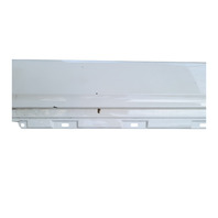 2006-2007 BMW 650i E63 E64 Left Driver Rocker Panel Side Skirt White, 51-77-7-074-419, F039, OEM, 2006, 2007