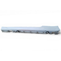 2006-2007 BMW 650i E63 E64 Left Driver Rocker Panel Side Skirt White, 51-77-7-074-419, F039, OEM, 2006, 2007