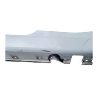 2006-2007 BMW 650i E63 E64 Left Driver Rocker Panel Side Skirt White, 51-77-7-074-419, F039, OEM, 2006, 2007