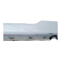 2006-2007 BMW 650i E63 E64 Left Driver Rocker Panel Side Skirt White, 51-77-7-074-419, F039, OEM, 2006, 2007