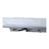 2006-2007 BMW 650i E63 E64 Left Driver Rocker Panel Side Skirt White, 51-77-7-074-419, F039, OEM, 2006, 2007