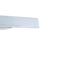 2006-2007 BMW 650i E63 E64 Left Driver Rocker Panel Side Skirt White, 51-77-7-074-419, F039, OEM, 2006, 2007