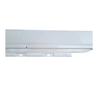 2006-2007 BMW 650i E63 E64 Left Driver Rocker Panel Side Skirt White, 51-77-7-074-419, F039, OEM, 2006, 2007